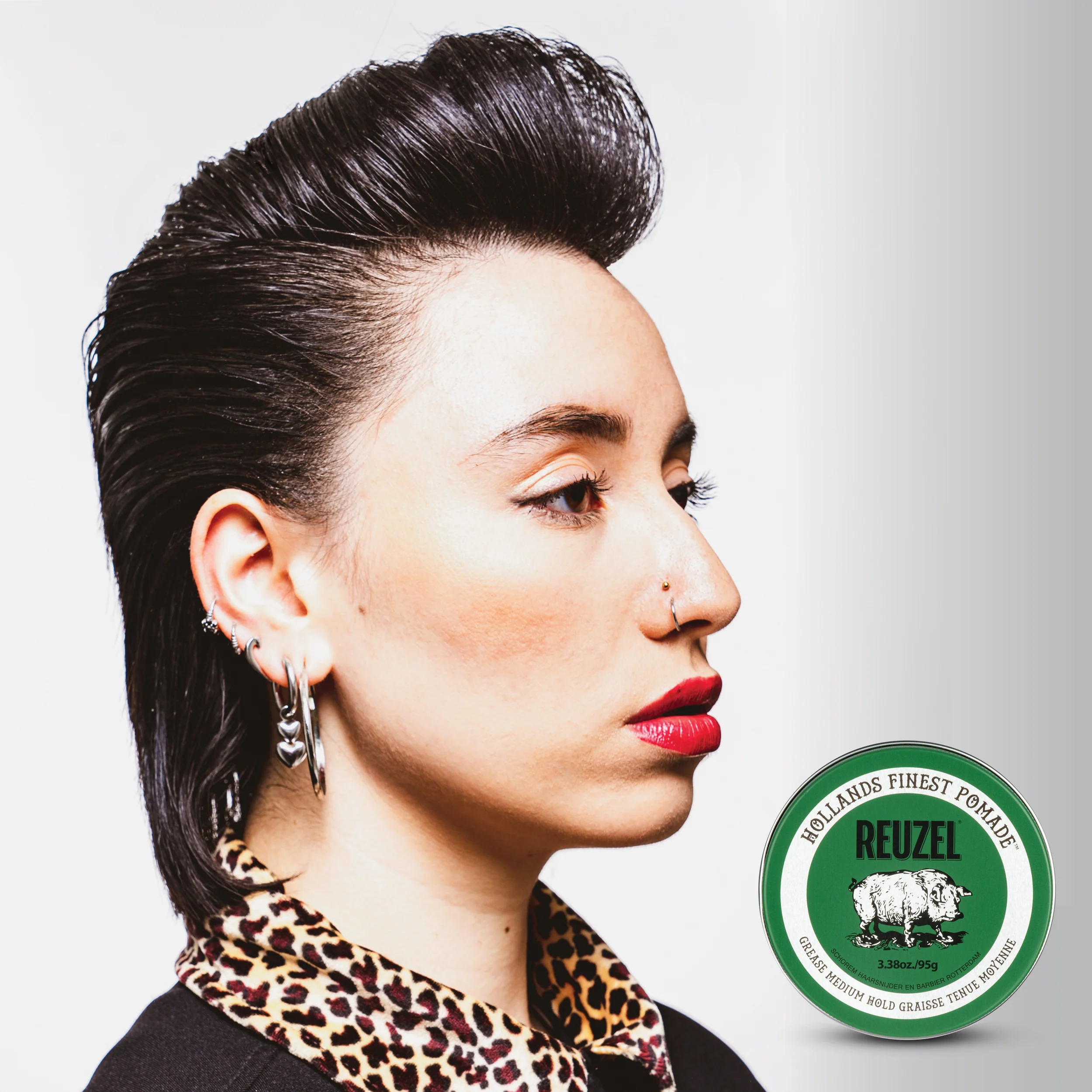 Green Grease Medium Hold Pomade - Image 6