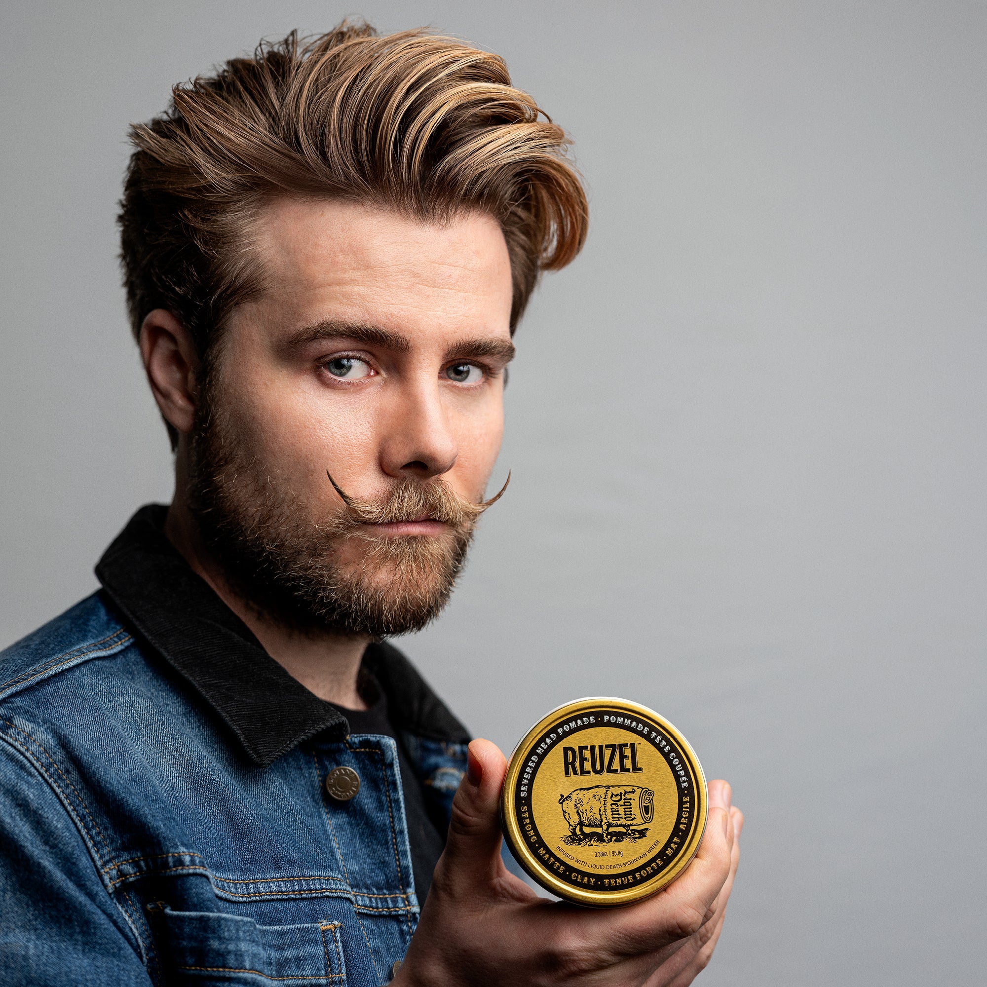 REUZEL x Liquid Death Severed Head Clay Pomade - Image 11