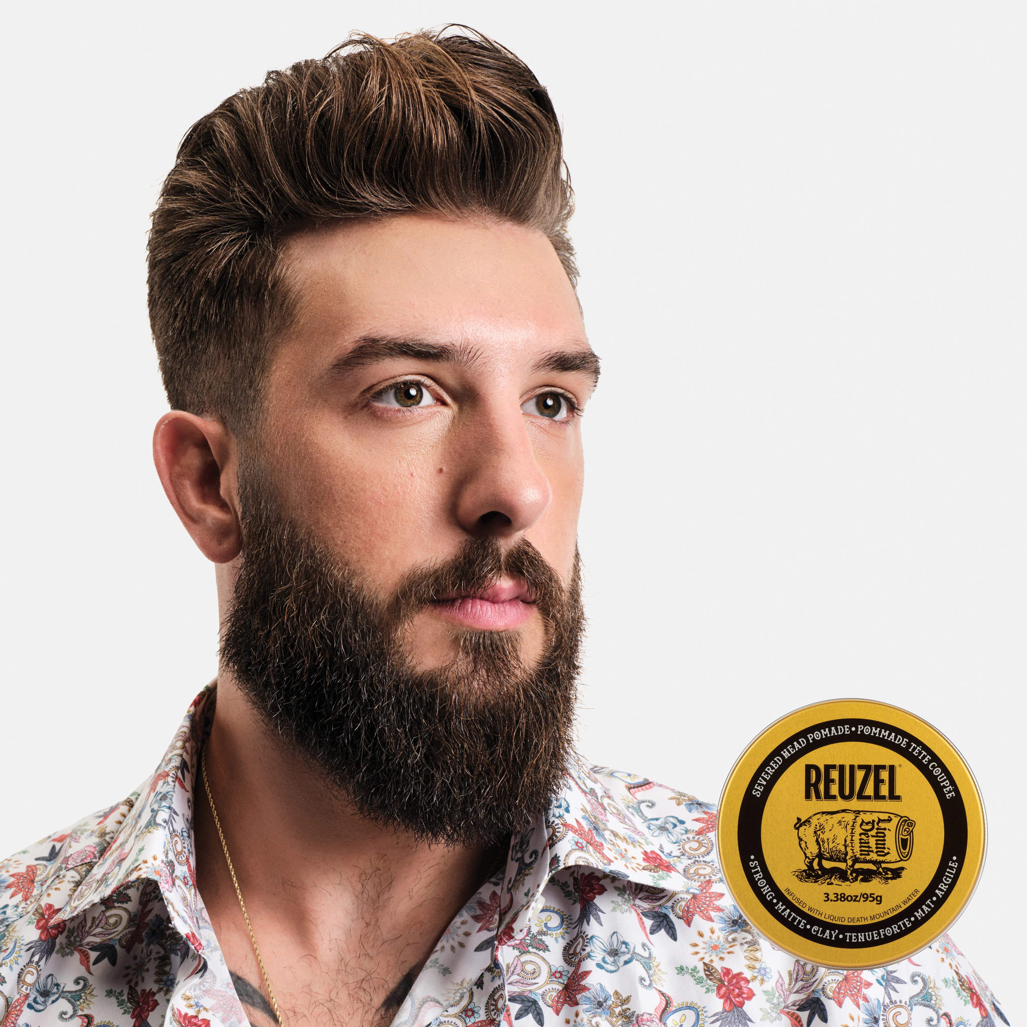 REUZEL x Liquid Death Severed Head Clay Pomade - Image 9